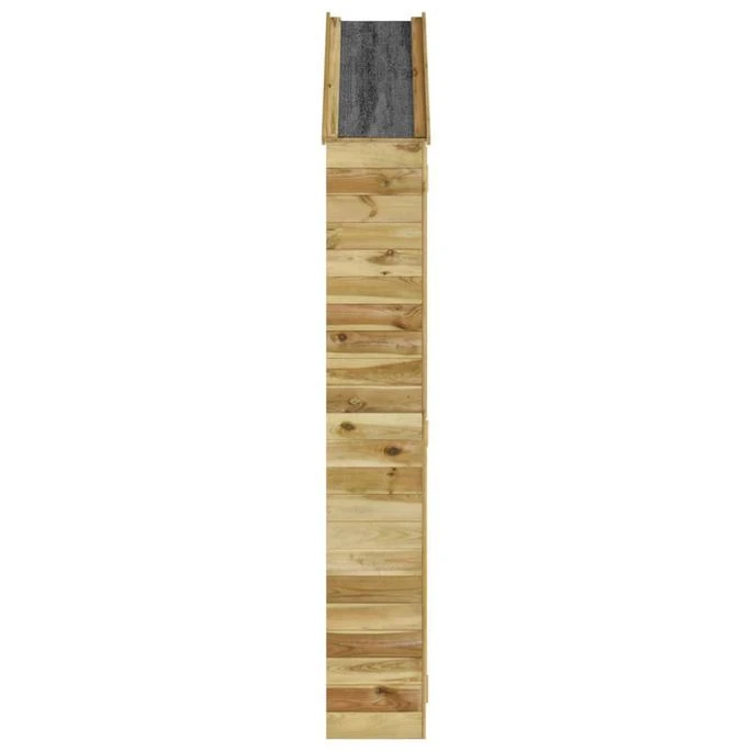 Abri à Outils De Jardin 107x37x220 Cm Bois De Pin Imprégné – Image 5