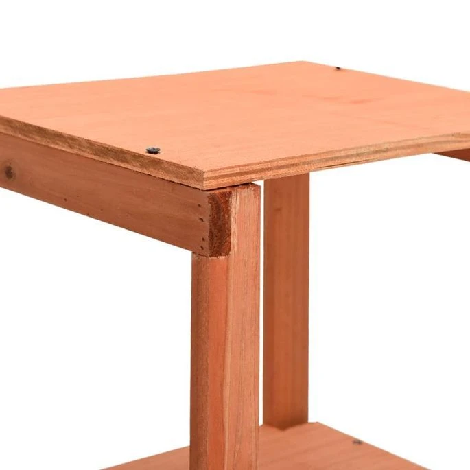 Abri à Outils De Jardin 135,5x75x160 Cm Bois De Sapin Massif – Image 8