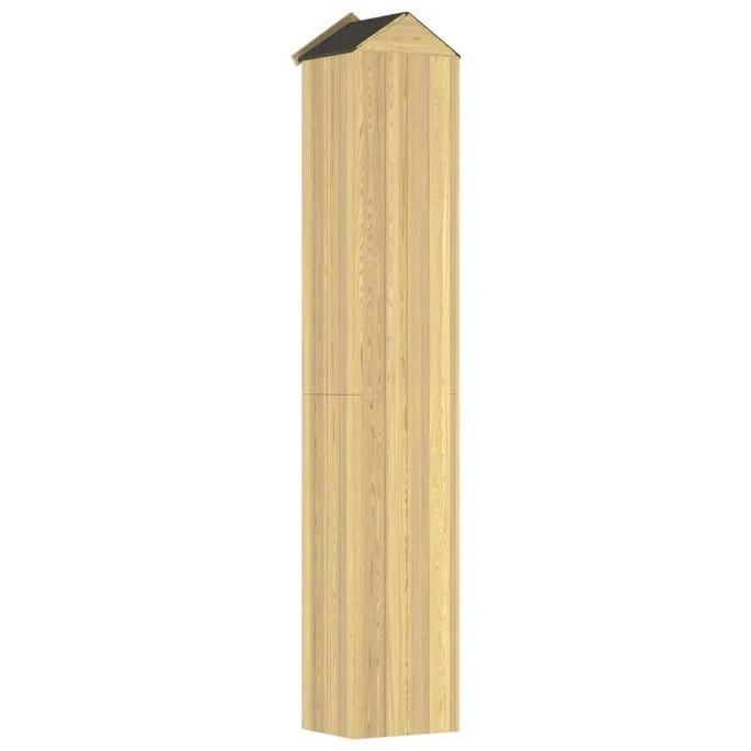 Abri à Outils De Jardin 40x33x222 Cm Bois De Pin Imprégné – Image 5