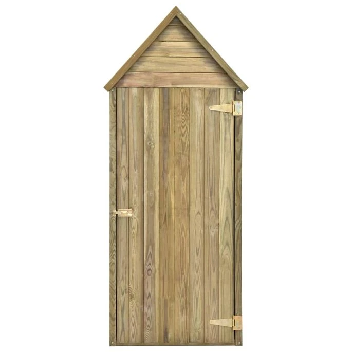 Abri à Outils De Jardin Avec Porte 77x28x178cm Pinède Imprégnée – Image 4