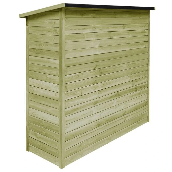 Abri à Outils De Jardin Pinède Imprégnée 182x76x175 Cm – Image 2