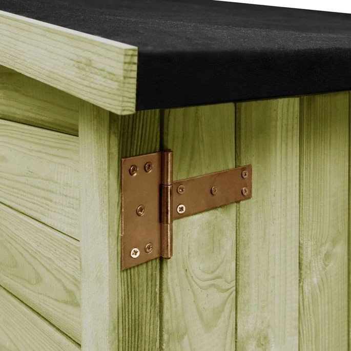 Abri à Outils De Jardin Pinède Imprégnée 182x76x175 Cm – Image 5