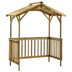 Abri De Barbecue 163,5x93x210 Cm Bois De Pin Imprégné