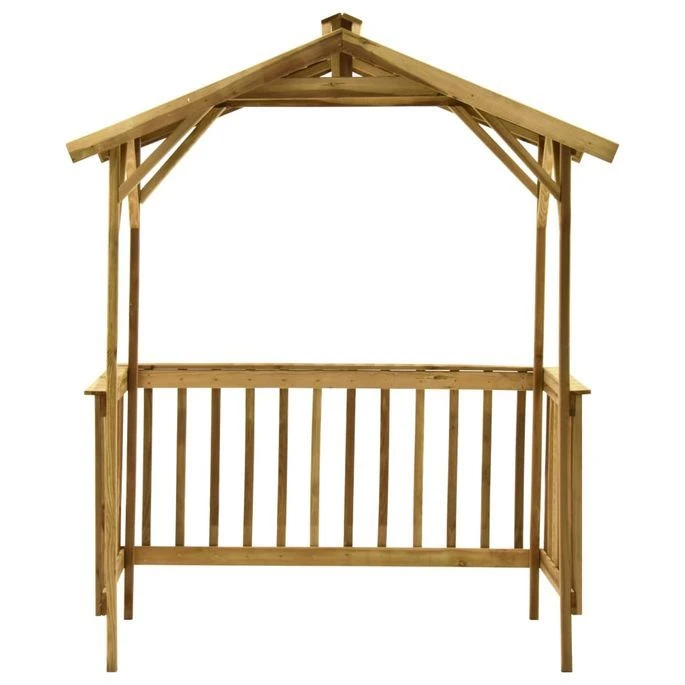 Abri De Barbecue 163,5x93x210 Cm Bois De Pin Imprégné – Image 3