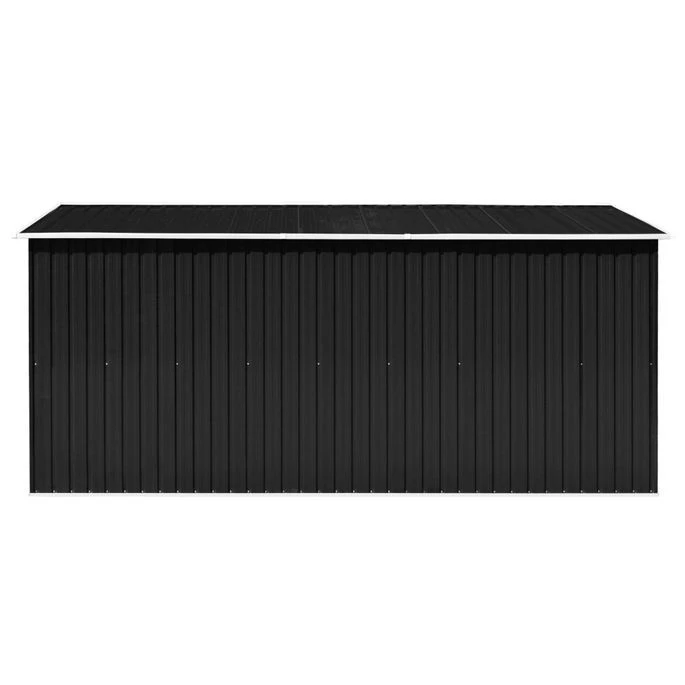 Abri De Jardin 257x392x181 Cm Métal Anthracite – Image 7