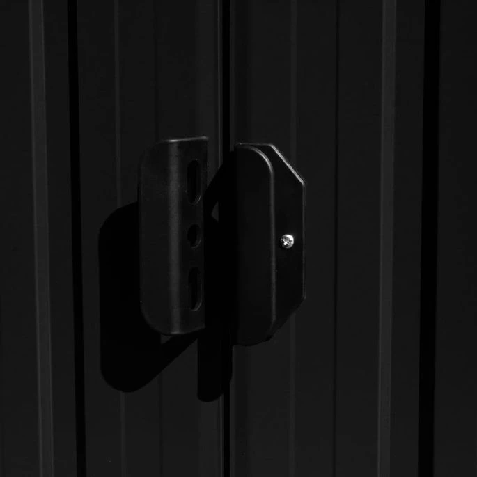 Abri De Jardin 257x489x181 Cm Métal Anthracite – Image 5