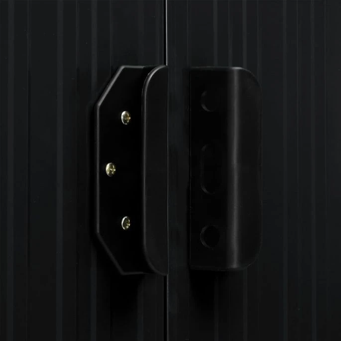 Abri De Jardin à Portes Coulissantes Anthracite 386x312x178 Cm – Image 3