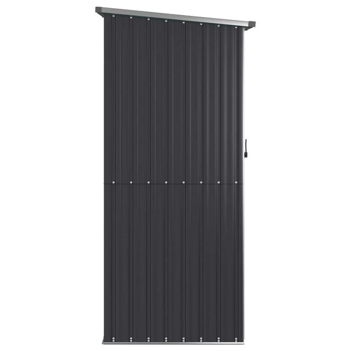 Abri De Jardin Anthracite 118,5x97x209,5 Cm Acier Galvanisé – Image 5