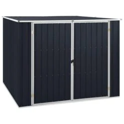 Abri De Jardin Anthracite 195x198x159 Cm Acier Galvanisé