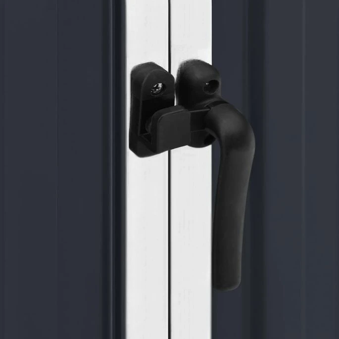 Abri De Jardin Anthracite 195x198x159 Cm Acier Galvanisé – Image 6