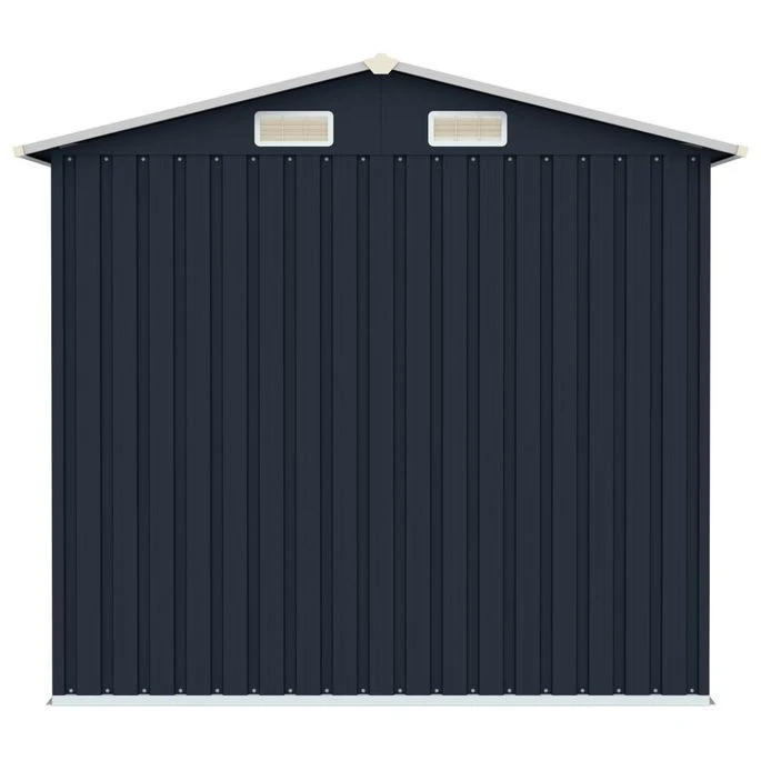 Abri De Jardin Anthracite 205x129x183 Cm Acier Galvanisé – Image 5
