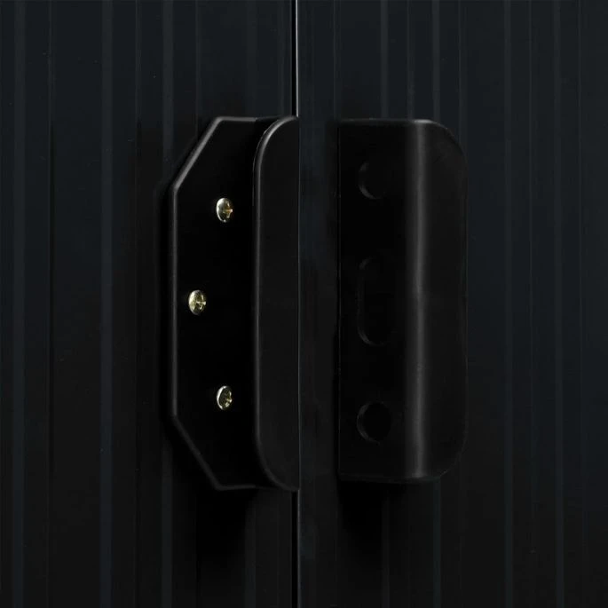 Abri De Jardin Avec Toit étendu Anthracite 336x270x181 Cm Acier – Image 3