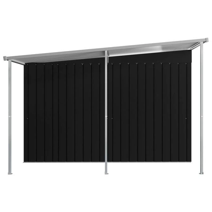 Abri De Jardin Avec Toit étendu Anthracite 336x270x181 Cm Acier – Image 6