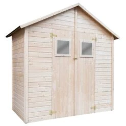 Abri De Stockage De Jardin 226 X 124 X 218 Cm Bois