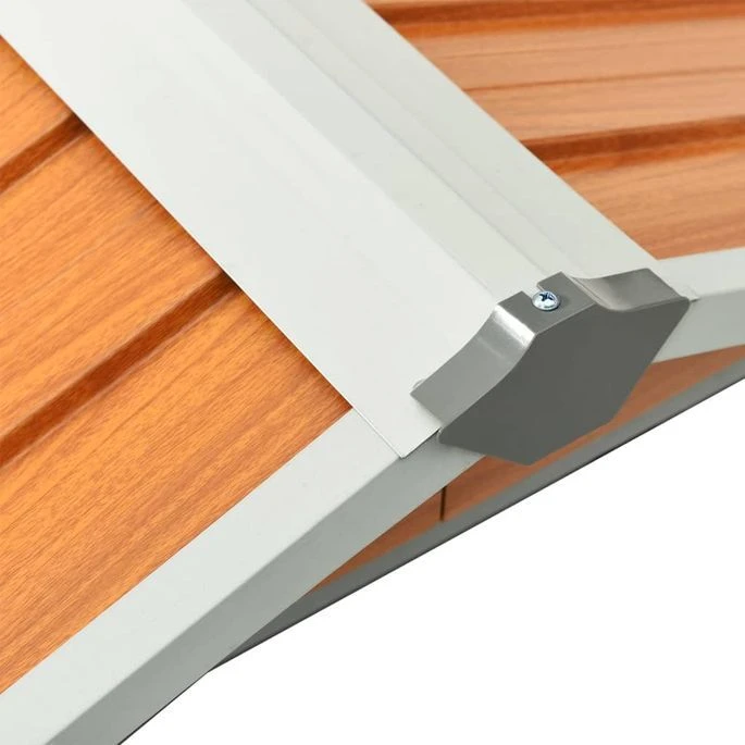 Abri Pour Robot De Jardin 92x97x63 Cm Acier Galvanisé Marron – Image 8