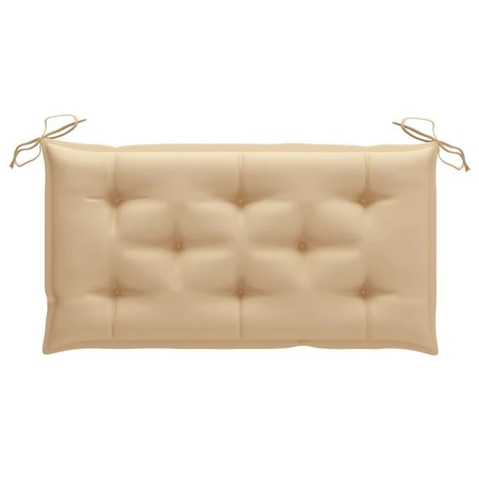 Balancelle 2 Places Feuilles De Palmier Et Coussin 202cm Bambou 8 – Image 9