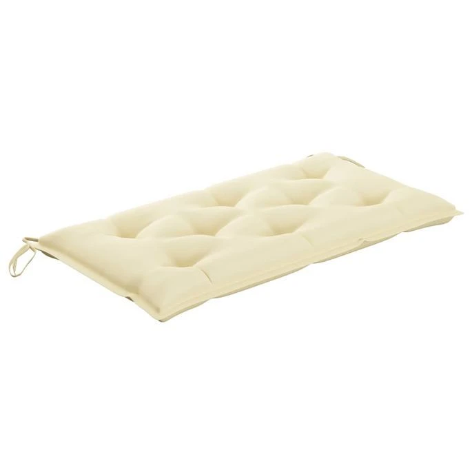 Balancelle 2 Places Feuilles De Palmier Et Coussin 202cm Bambou 2 – Image 8