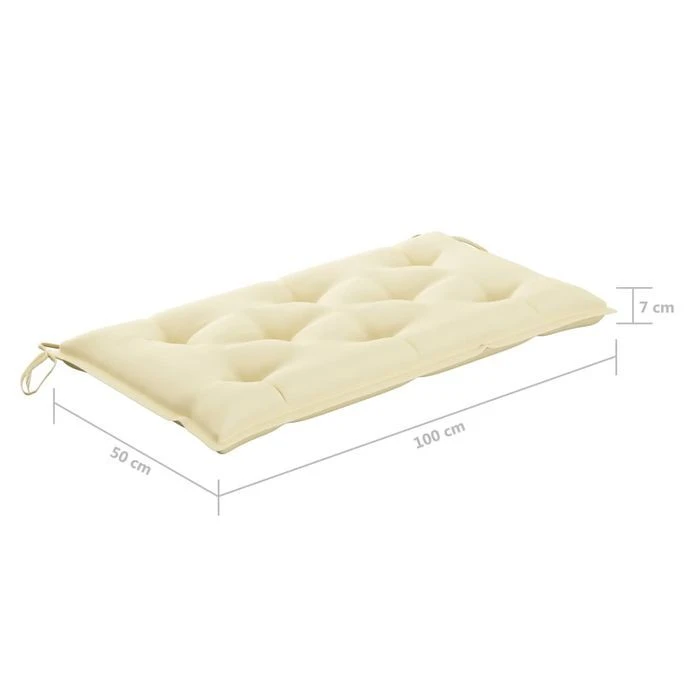 Balancelle 2 Places Feuilles De Palmier Et Coussin 202cm Bambou 2 – Image 12