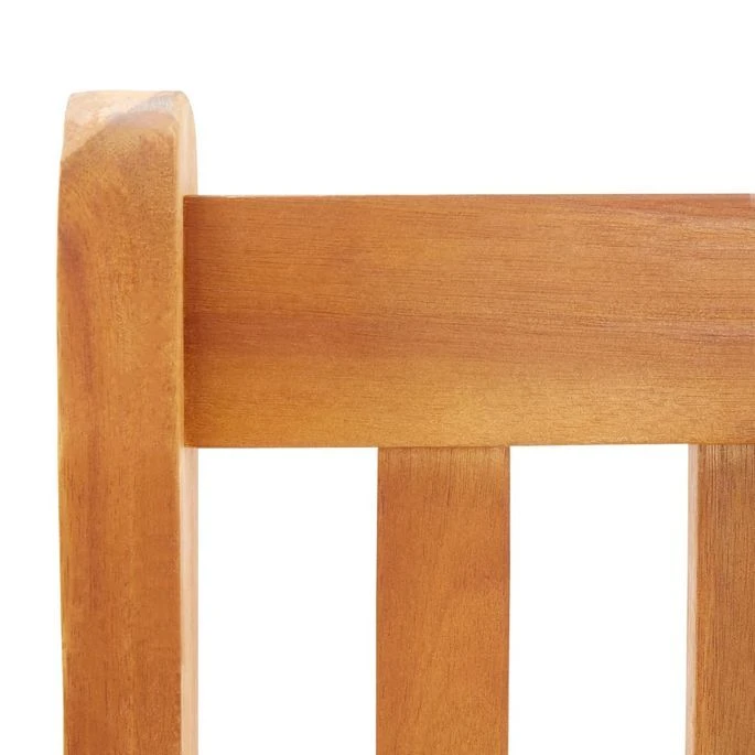 Balancelle De Jardin Avec Auvent Bois D'acacia Solide – Image 8