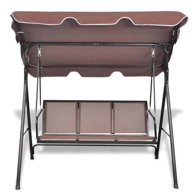 Balancelle De Jardin Avec Auvent Café – Image 2