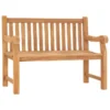 Banc De Jardin 114 Cm Bois De Teck Solide 3