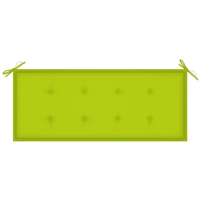 Banc De Jardin Avec Coussin 120 Cm Bois D'acacia Massif 36 – Image 6