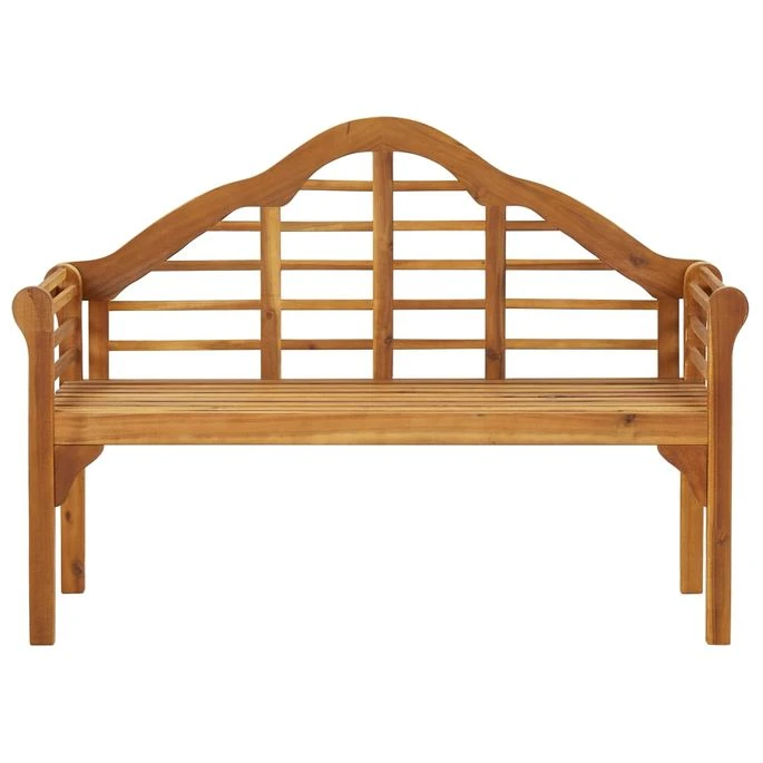 Banc De Jardin Avec Coussin 135 Cm Bois D'acacia Massif 14 – Image 3
