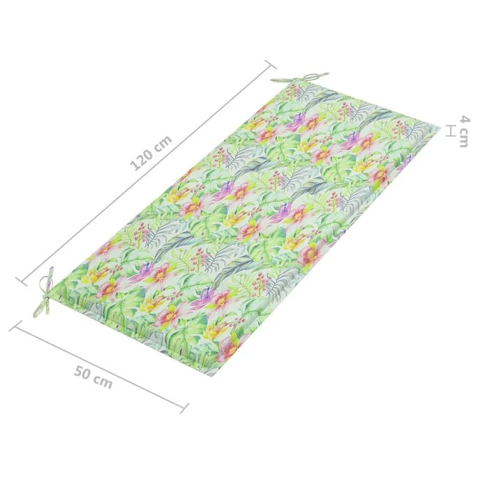 Banc De Jardin Avec Coussin 135 Cm Bois D'acacia Massif Gris 16 – Image 9