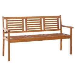 Banc De Jardin Eucalyptus Massif Clair Hillis 150 Cm