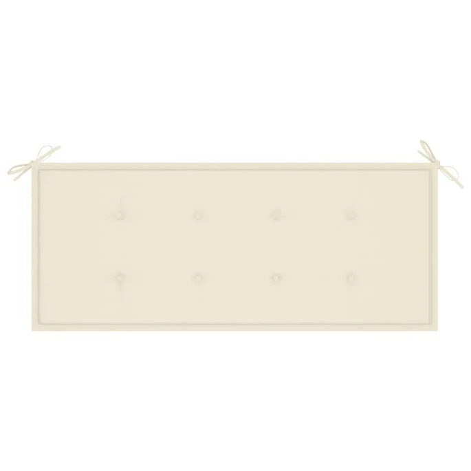 Banc De Jardin Pliable Avec Coussin 118 Cm Bambou 24 – Image 6