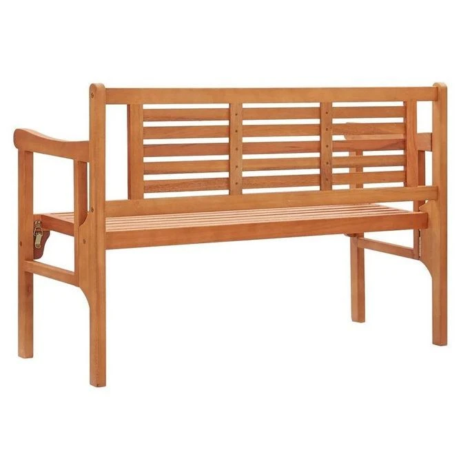 Banc De Jardin Pliable Eucalyptus Massif Clair Thebi – Image 3