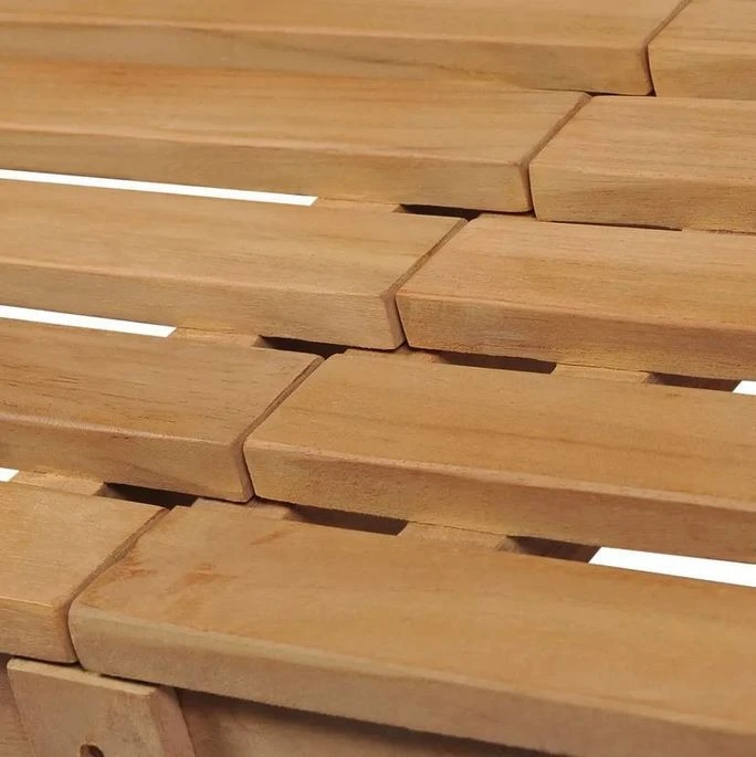 Banc De Jardin Teck Massif Clair Ketia 240 Cm – Image 3