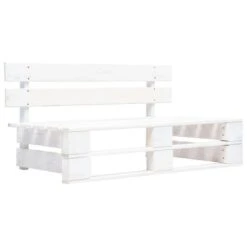 Banc Palette De Jardin Bois Blanc