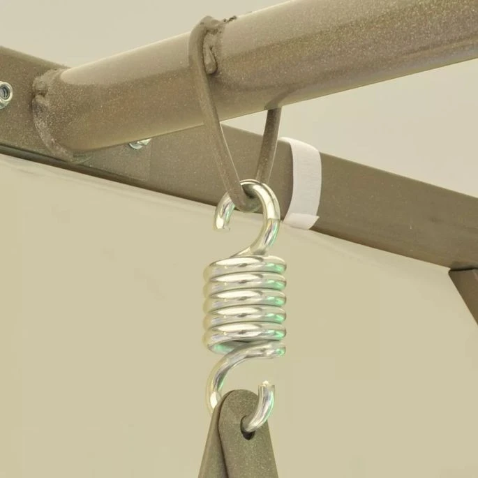 Belvédère Convertible En Balancelle Blanc Crème – Image 3