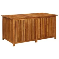 Boîte De Rangement De Jardin 150x80x75 Cm Bois D'acacia Solide