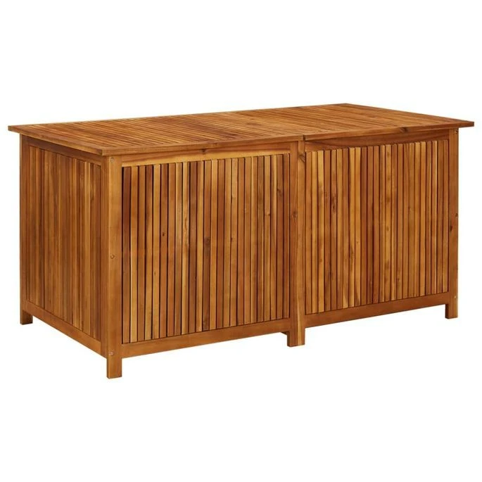 Boîte De Rangement De Jardin 150x80x75 Cm Bois D'acacia Solide