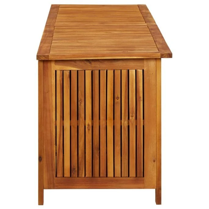 Boîte De Rangement De Jardin 175x50x58 Cm Bois D'acacia Solide – Image 5