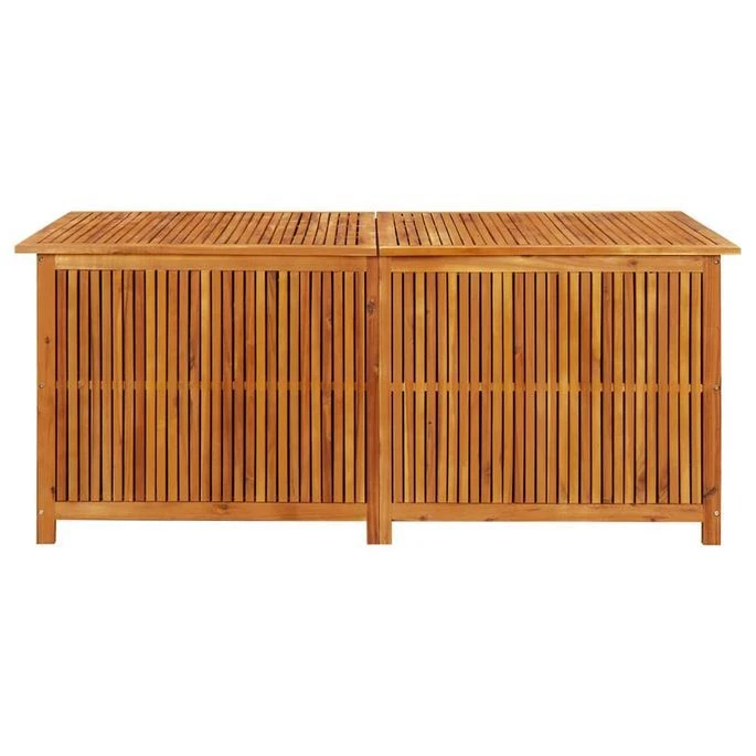 Boîte De Rangement De Jardin 175x80x75 Cm Bois D'acacia Solide – Image 4