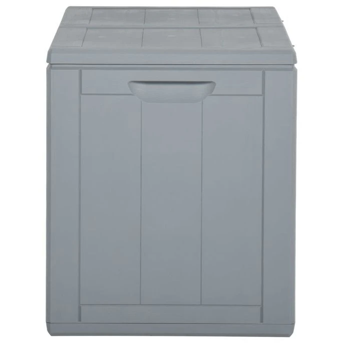 Boîte De Rangement De Jardin 180 L Gris PP – Image 5