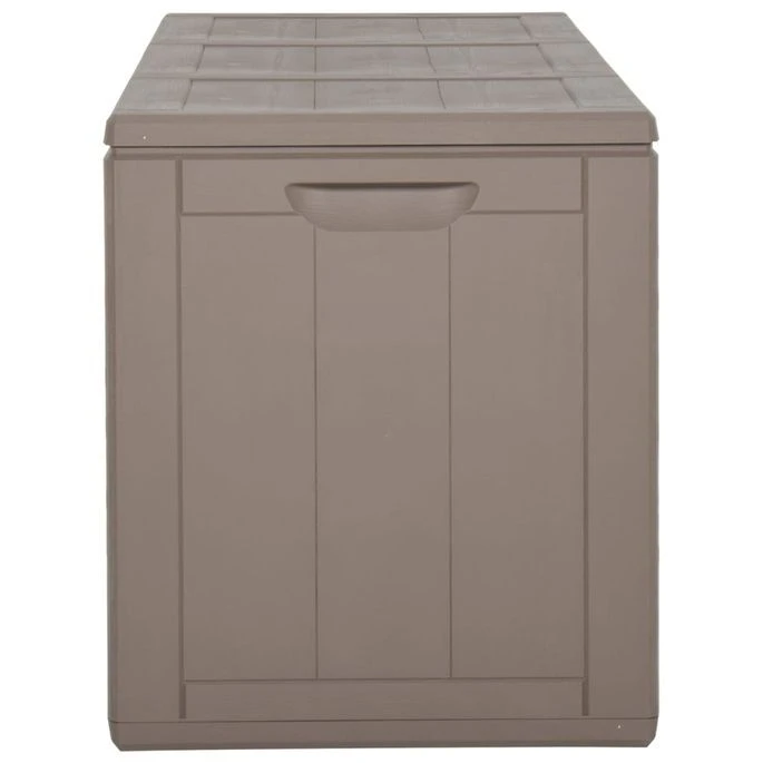 Boîte De Rangement De Jardin 270 L Marron PP – Image 8
