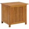 Boîte De Rangement De Jardin 60x50x106 Cm Bois D'acacia Solide