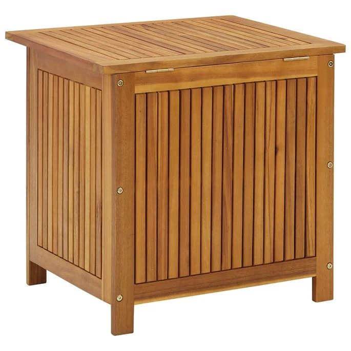 Boîte De Rangement De Jardin 60x50x106 Cm Bois D'acacia Solide – Image 5