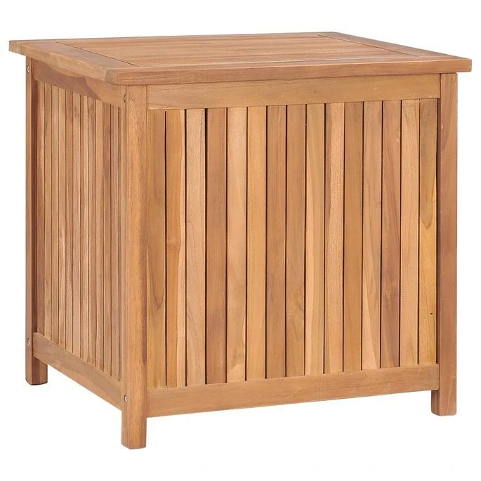 Boîte De Rangement De Jardin 60x50x58 Cm Bois De Teck Solide