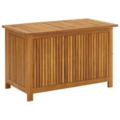 Boîte De Rangement De Jardin 90x50x58 Cm Bois D'acacia Solide