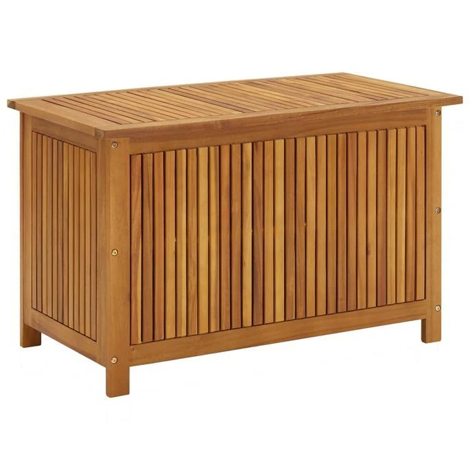 Boîte De Rangement De Jardin 90x50x58 Cm Bois D'acacia Solide