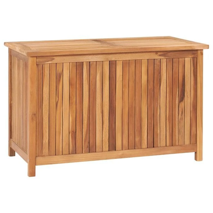 Boîte De Rangement De Jardin 90x50x58 Cm Bois De Teck Solide