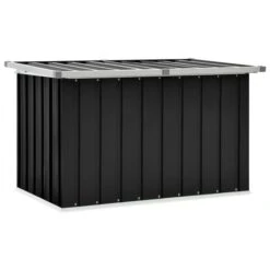 Boîte De Rangement De Jardin Anthracite 109x67x65 Cm