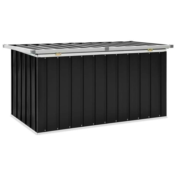 Boîte De Rangement De Jardin Anthracite 129x67x65 Cm – Image 6