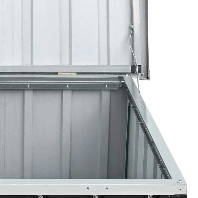 Boîte De Rangement De Jardin Anthracite 129x67x65 Cm – Image 7