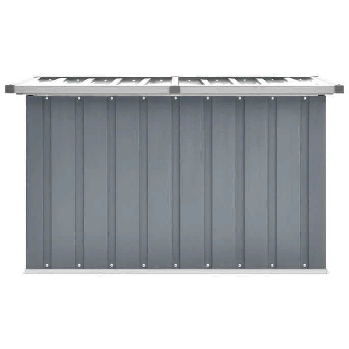 Boîte De Rangement De Jardin Gris 109x67x65 Cm – Image 3